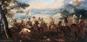 Battle Scene — Antonio Maria Marini