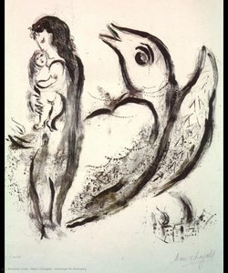 Homage To Hungary — Marc Chagall