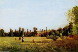 Varenne Saint Hilaire Sun — Camille Pissarro