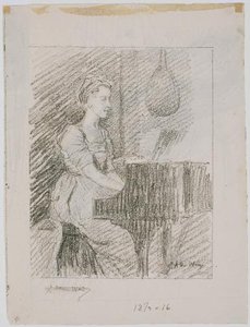 At The Piano 1 — Julian Alden Weir