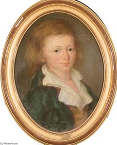 Portrait D'un Jeune Garçon Aux Boucles D'oreilles — Henri Pierre Danloux