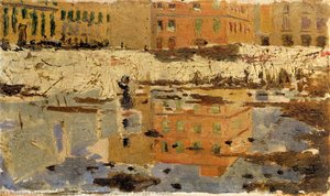 Mirage - Naples — Henrique César De Araújo Pousão, Naturalism