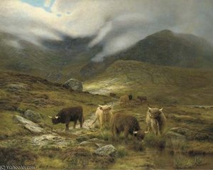 The Hills Of Skye — Louis Bosworth Hurt, Romanticism