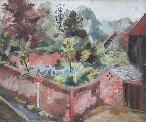 A Kitchen Garden Beside A Road — Alan Francis Clutton Brock