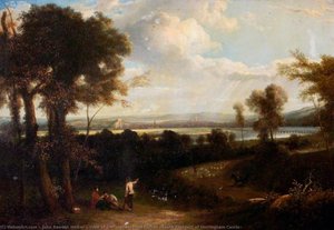 View Of Nottingham From Clifton (south Prospect Of Nottingham Castle) — John Rawson Walker