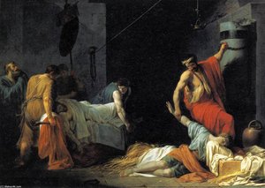 The Funeral Of Miltiades — Jean-françois Pierre Peyron, Neoclassical Style