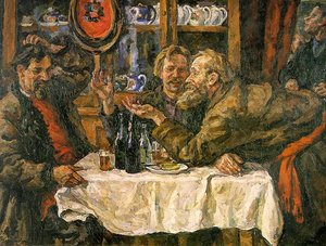 Novgorodians — Pyotr Konchalovsky