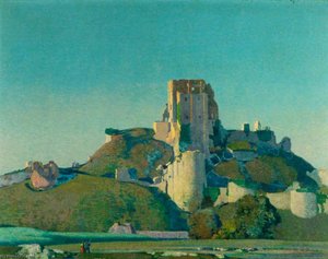 Evening Light, Corfe Castle — Stanley Royle