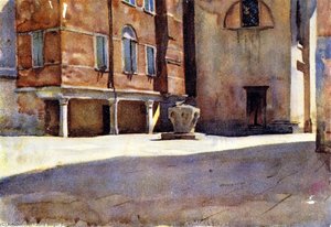 Campo San Canciano, Venice (also Known As A Piazza At Venice) — John Singer Sargent