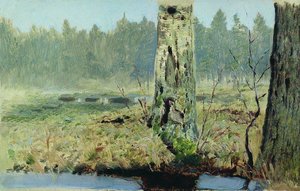 Trunks Of Trees — Arkhip Ivanovich Kuindzhi