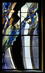 Krakow Medical Society House, Stained Glass Window — Stanislav Visjanski
