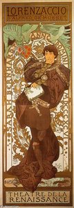 Lorenzaccio — Alphonse Mucha, Art Nouveau