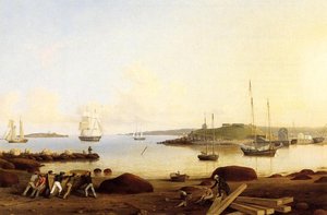 The Fort And Ten Pound Island, Gloucester, Massachusetts — Fitz Henry Lane