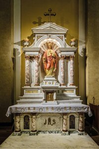 Polish Parishes And Churches In Chicago. St. Barbara Church, Interior Decoration — Henry W. Worthmann And John G. Steinbach