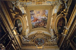Ceiling Fresco In The Hall Of Saturn — Pietro Da Cortona