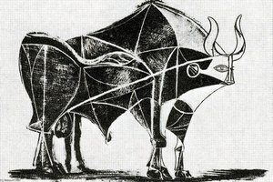 Bull (plate V) — Pablo Picasso, Cubist Abstraction