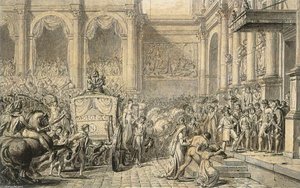 The Arrival At The Hôtel De Ville — Jacques-louis David, Neoclassical Style