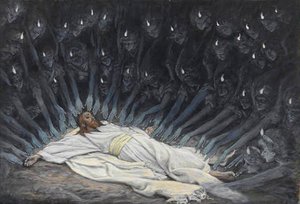Jesus Ministered To By Angels — Jacques Joseph Tissot