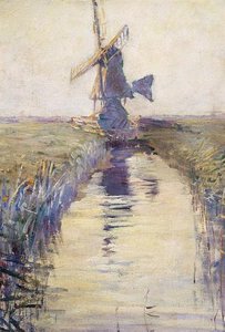 Windmill, (painting) — Anna Huntington Stanley