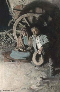 It Was Such A Warm Little House, There,' Said She, Huskily — N.c. Wyeth