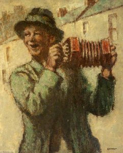 The Concertina Player (ballyclare, County Antrim) — William Conor
