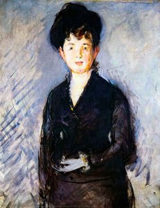 Isabelle Lemonier, Woman With Golden Hairpin — Édouard Manet, Impressionism