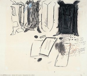 Requiem To A Bird — Aviva Uri Levin, Abstract Expressionism