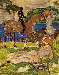 Idyllic Landscape — Maurice Brazil Prendergast