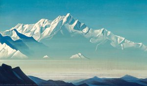 Mount Of Five Treasures (two Worlds) — Nicholas Roerich