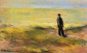 Lonely Man On A Dune — Max Liebermann