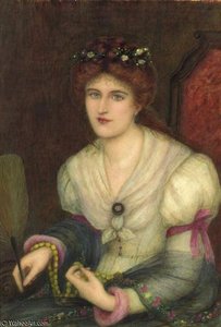 Self-portrait — Marie Spartali Stillman