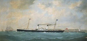 'albert Victor' Leaving Boulogne — George Mears