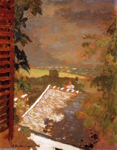 Window On Lac Léman — Jean-édouard Vuillard