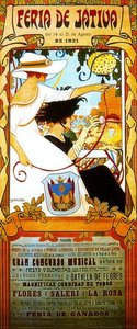 Poster For ''feria De Játiva'' — José Mongrell Torrent