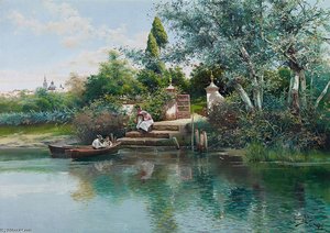 Pescando — Manuel García Y Rodríguez