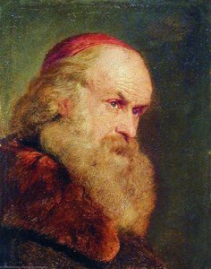 Portrait Of An Old Man — Konstantin Yegorovich Makovsky, Contemporary Realism
