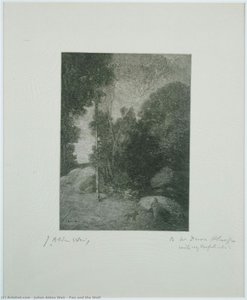 Pan And The Wolf — Julian Alden Weir