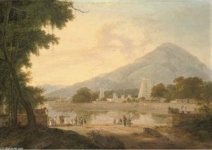 The Temple At Tirukalikundran — Thomas Daniell