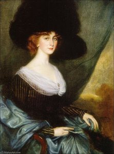 Retrato De La Duquesa De Dúrcal — Manuel Benedito Vives
