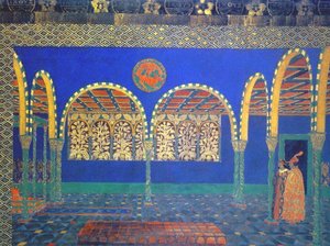 Le Martyre De Saint Sebastien Act I Set Design — Léon Bakst