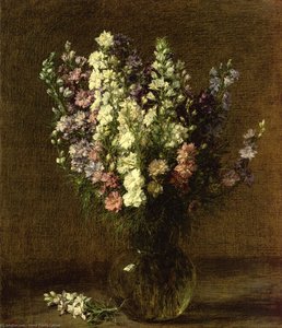 Larkspur — Henri Fantin-latour