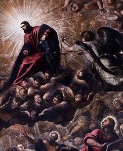 Paradise (detail) — Jacopo Tintoretto