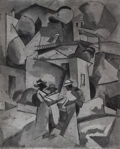 Street Scene In Bermuda — Albert Gleizes