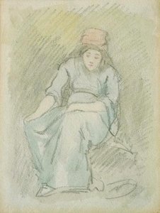 Femme assise