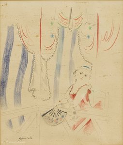 Woman On The Balcony — Emilio Grau Sala