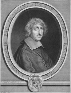 Porträt Des Kardinals César D'estrées, Bischof Von Laon — Robert Nanteuil
