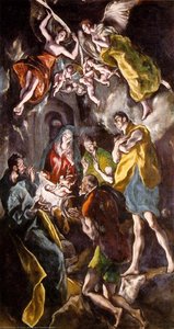 The Adoration Of The Shepherds — Ел Греко, Baroque
