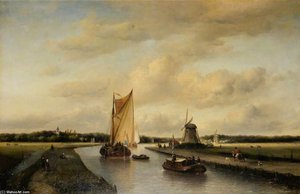 A Canal Near The Hague