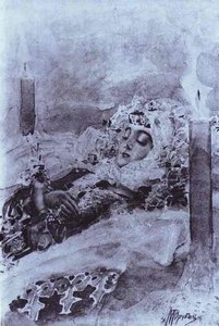 Tamara Lying In State — Mikhail Vrubel