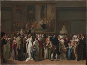 The Public Viewing David’s Coronation At The Louvre — Louis Léopold Boilly